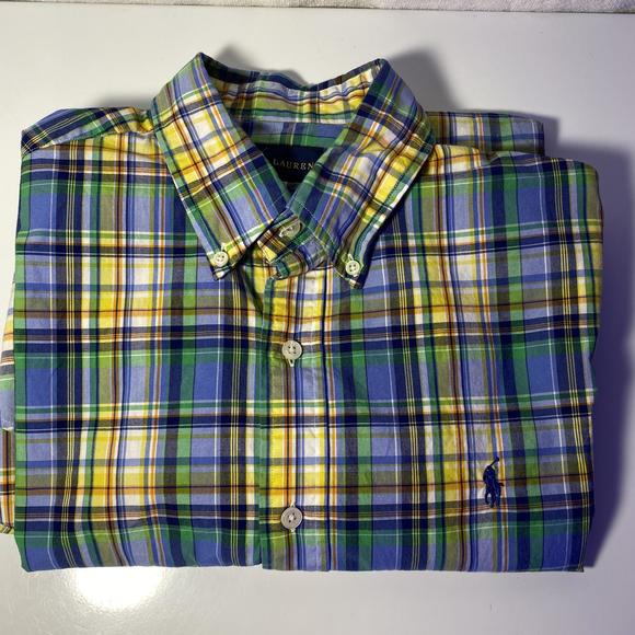 Ralph Lauren button down plaid - Picture 9 of 9